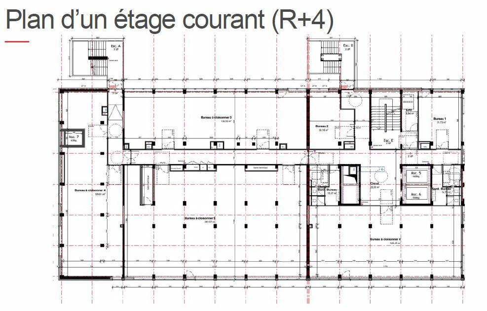 Bureau Toulouse 6021m² Location bureau Toulouse Haute-Garonne OLBUR2206686 33
